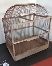 Wood & Wire Bird Cage