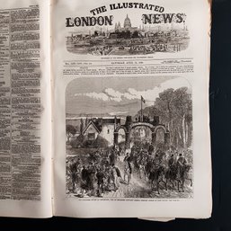 1868, Illustrated London News, Folio Size 16x 11.5' Loose Covers 644 Pgs, 1868 Jan-June