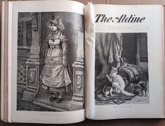 The Aldine  1878 - 1879: Vol 9, Fine & Performing Arts Illustrated, 1st Ed, 363 Pgs, Loose Covers
