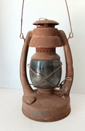 Vintage Elgin Oil Kerosene Lantern, Star Bottom