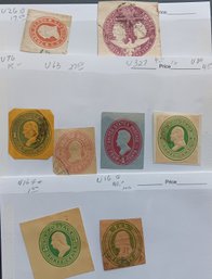 Collection Of US Embossed Stamps