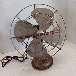 Vintage Oscillating Fan By Westinghouse, Works