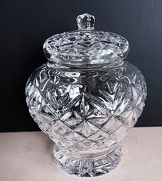 Vintage Waterford Lismore Ginger Jar, Excellent Condition