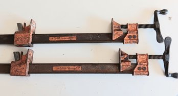 Pair Of Jorgenson #70 Bar Clamps, 54'