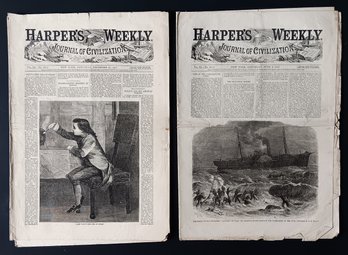 Harper's Weekly, Current Events, Politics, 6/1867 & 12/1867