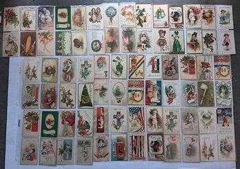 Antique Post Cards: GAR, Christmas, NYs, Most Holidays, 76 Cards