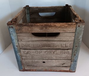 Antique Milk Crate, Bellows Falls, Vermont