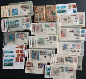 Vatican Postal Items, Large Collection/  Inventory: 50 Commemorative Envelope Covers Plus 1950s Stamp Book