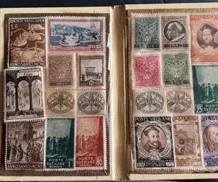 Vatican Postal Items, Large Collection/  Inventory: 50 Commemorative Envelope Covers Plus 1950s Stamp Book