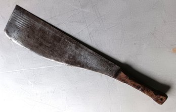 Antique Primitive Farm Plantation Tool- SUGAR CANE Machete, Republicana Dominica, 21.5 Inch