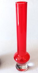 Waterford Crystal Marquis Red Bud Vase