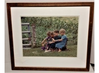 Bill Coleman Photograph, Amish Children 'Little Mothers'