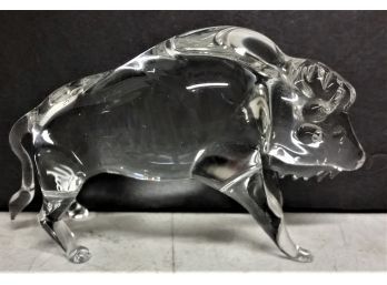 Michael Dorofee, Glass BULL Sculpture, '86