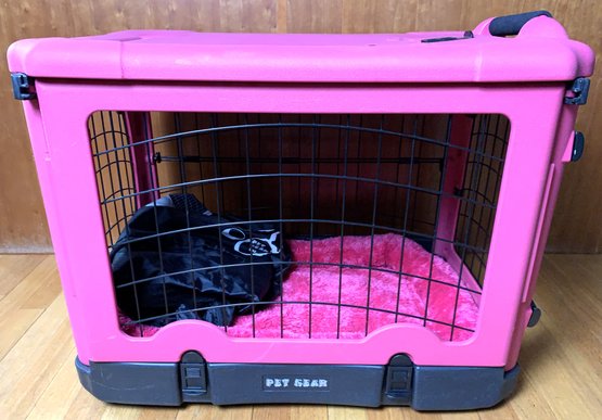 Pet Gear Crate With Plush Bedding