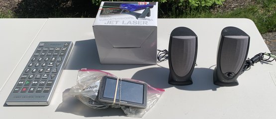 Electronics Lot For Garmin GPS Laser Jet Party Strobe And More!