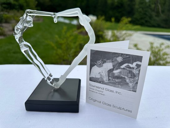 Great Gift! Signed Glass Sculpture From Townsend Glass