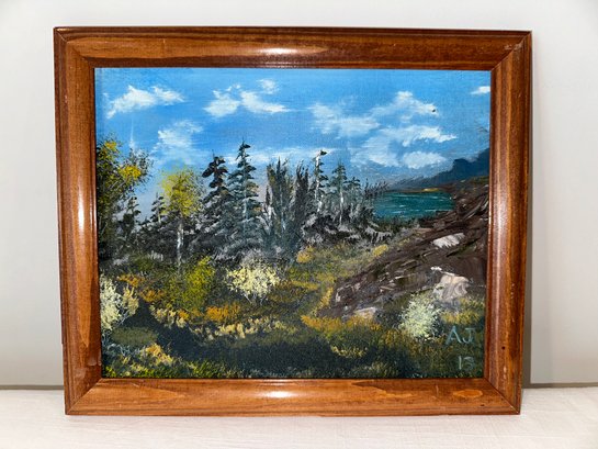 Little Vermont Painting Signed