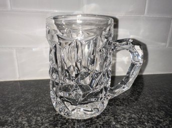 Tiffany & Co Rock Cut Crystal Beer Mug Tankard