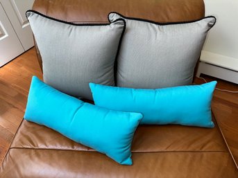 4 Accent Pillows Including Sunbrella