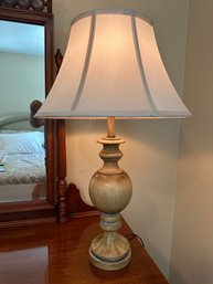 A Rustic Resin Table Lamp