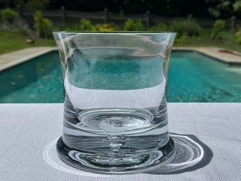 A Crystal Bubble Bottom Wine Or Ice Bucket