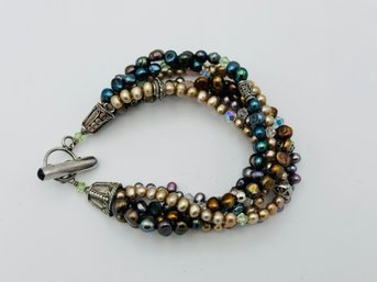 Mixed Pearl Beaded Bracelet