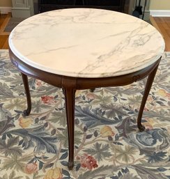 Large Round Marble Top Table