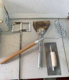 Drywall Tool Lot - Mixers & Trowel