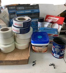 Drywall Lot - Tape, Screws And More