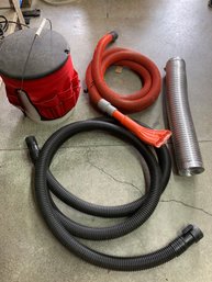 Bin Of Hoses And Bucket Boss Tool Carrier