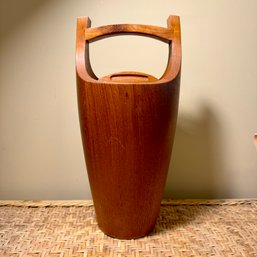 1960s Dansk Danish Modern Teak Ice Bucket By Jens Quistgaard