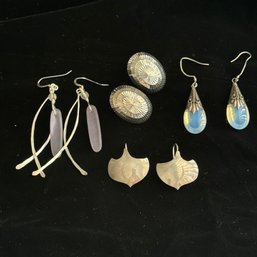 Sterling Silver Earrings Lot