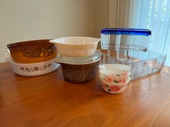 Pyrex, Hazel Atlas Refrigerator Boxes And Fire King