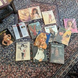 Vintage Lot 1968 Full Year Of Playboy /College Playmate  /Fiesta Knave Magazines