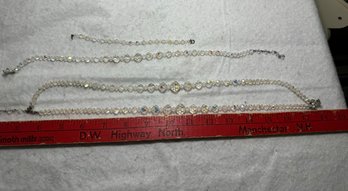 Vintage Lot Of Aurora Borealis Necklaces And Bracelet