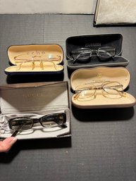 Lot Of Prescription Sunglasses Gucci/Police/Vintage Eyewear ItalyAlain Miki ParisCarrera Foster Grant