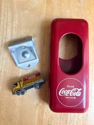 Coca Cola  Bottle Opener / Die Cast Matchbox Truck Lesney No. 37