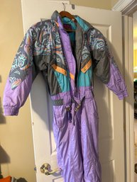 Vintage Nevica Classic Youth Ski Suit  1980s Skiing