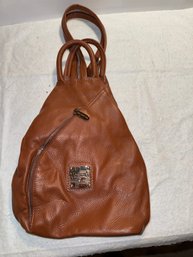 Real Leather Sling, Backpack By Valentina