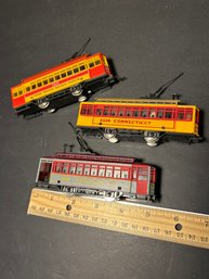 AMH TROLEY TRAIN CARS LOT OF 3 Yugoslavia