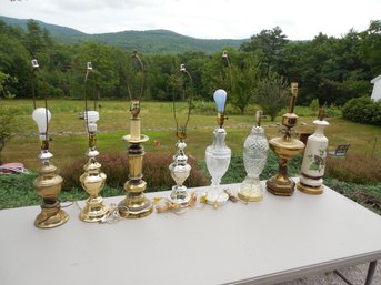 Lot Of 8 Lamps.