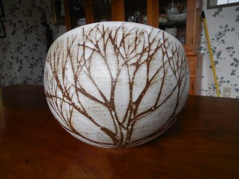 Andersen Design Tree Bowl  Made In Maine. Dimensions 9 Wide By 8   Tall.