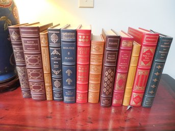 Leather Bound Franklin Library - Lot Of 12 Books