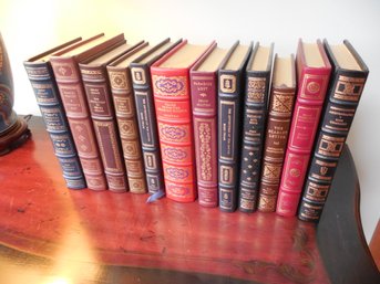 Leather Bound Franklin Library - Lot Of 12 Books