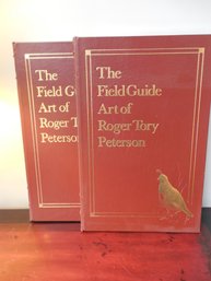 Artist/ Author Signed Book  The Field Guide Art Of Roger Tory Peterson  2 Books In Lot Total