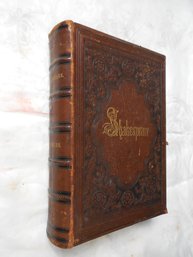 1859 Gilt & Leather Bound Book Shakespeare Tragedies