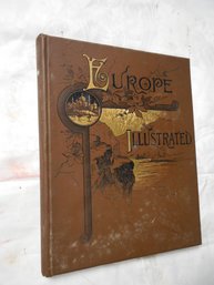 1888 Book  Europe Illustrated  F K Warren