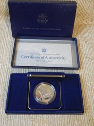 1987 US Constitution Coin  Silver Dollar