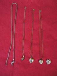 Lot Of Necklaces And Pendants  Some Sterling