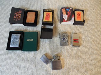 Lot Of 6 Zippo Lighters  Some Never Used